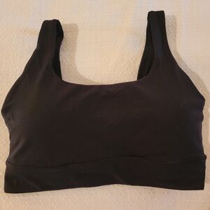 Yoga buttersoft top. NWT. Size M. Square neck. Black. CRZ YOGA brand.